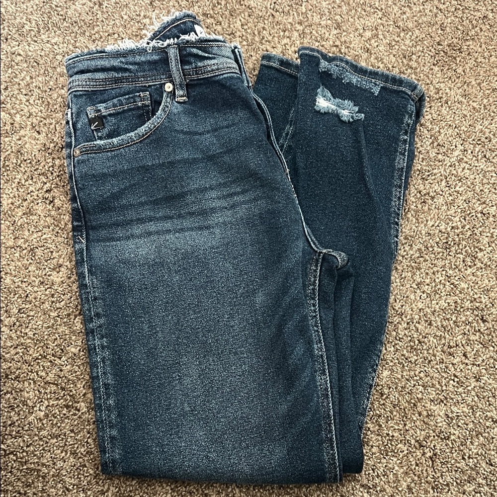 KanCan High Rise Rolled Hem Boyfriend jeans